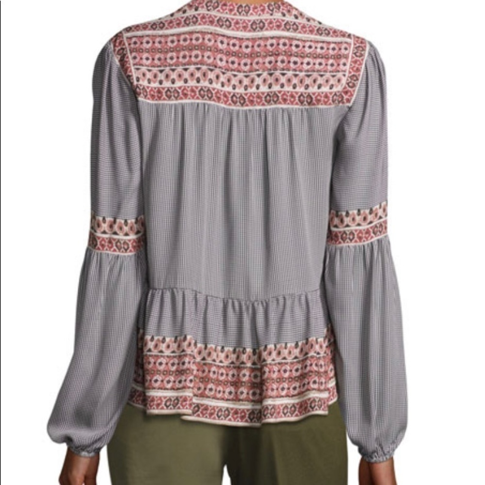Veronica Beard silk Rosie top size 6 - Picture 2 of 9